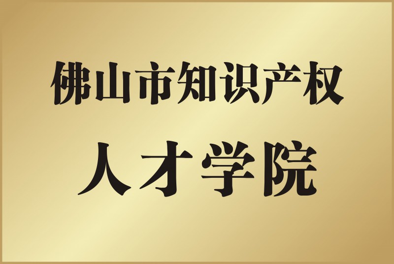 佛山市知识产权人才学院 OK